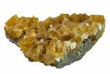 Lustrous, Yellow Calcite Crystal Cluster - Fluorescent! #137645-2